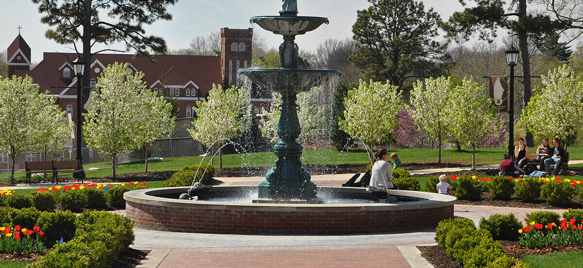 Fountain and landscape design.