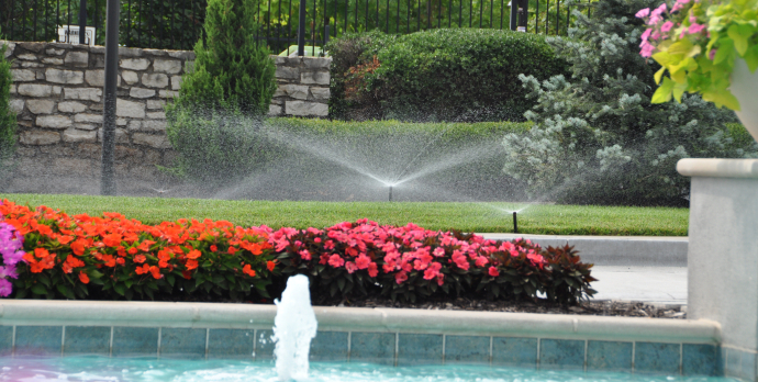 I wonder how many gallons are being used each time to water the street instead of his grass.